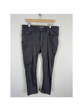 DU/ER No Sweat Slim Fit Pants Charcoal Grey 36x32 Nature2X Performance Trousers